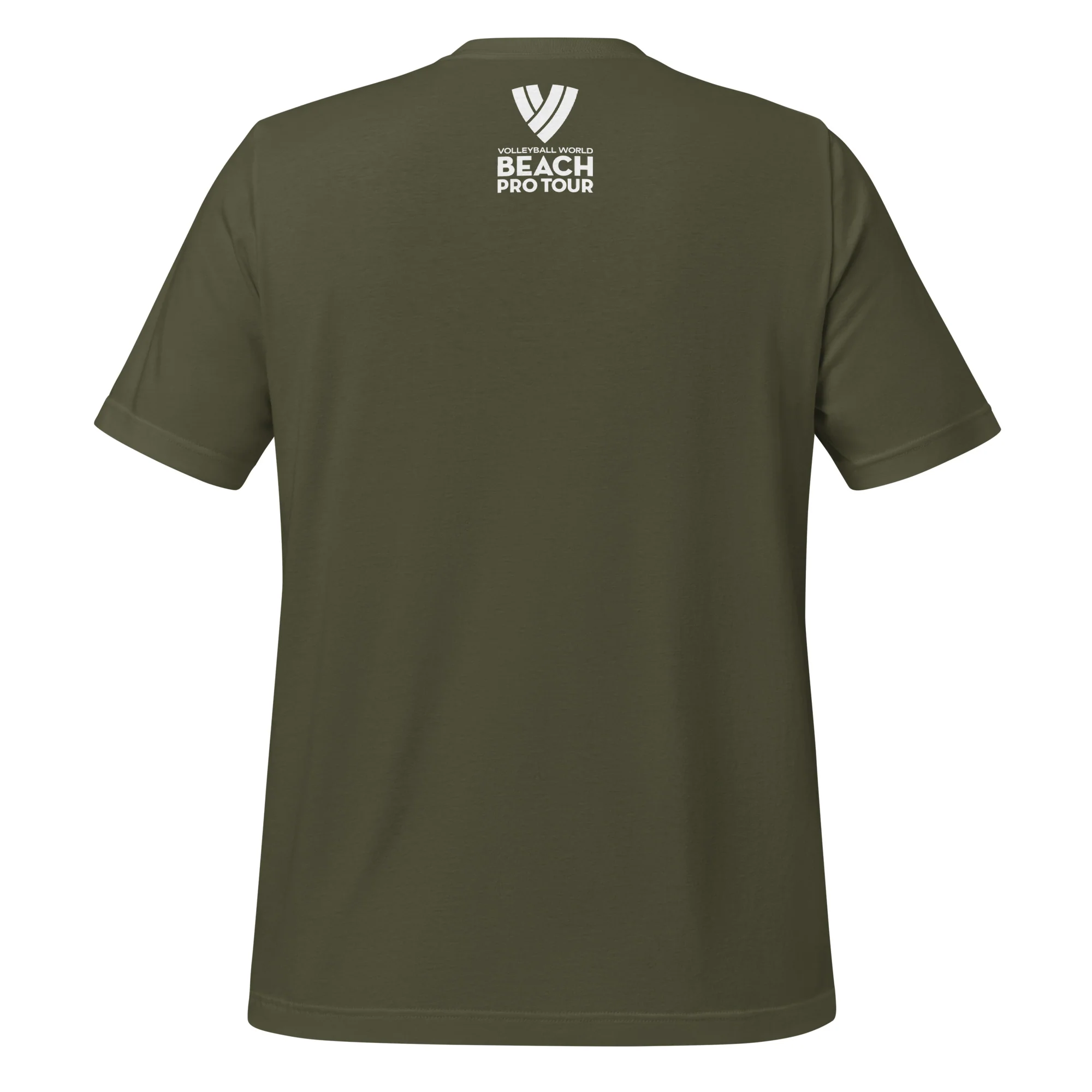 Beach Pro Tour Gold/White Stacked Logo Unisex T-Shirt - Image 14