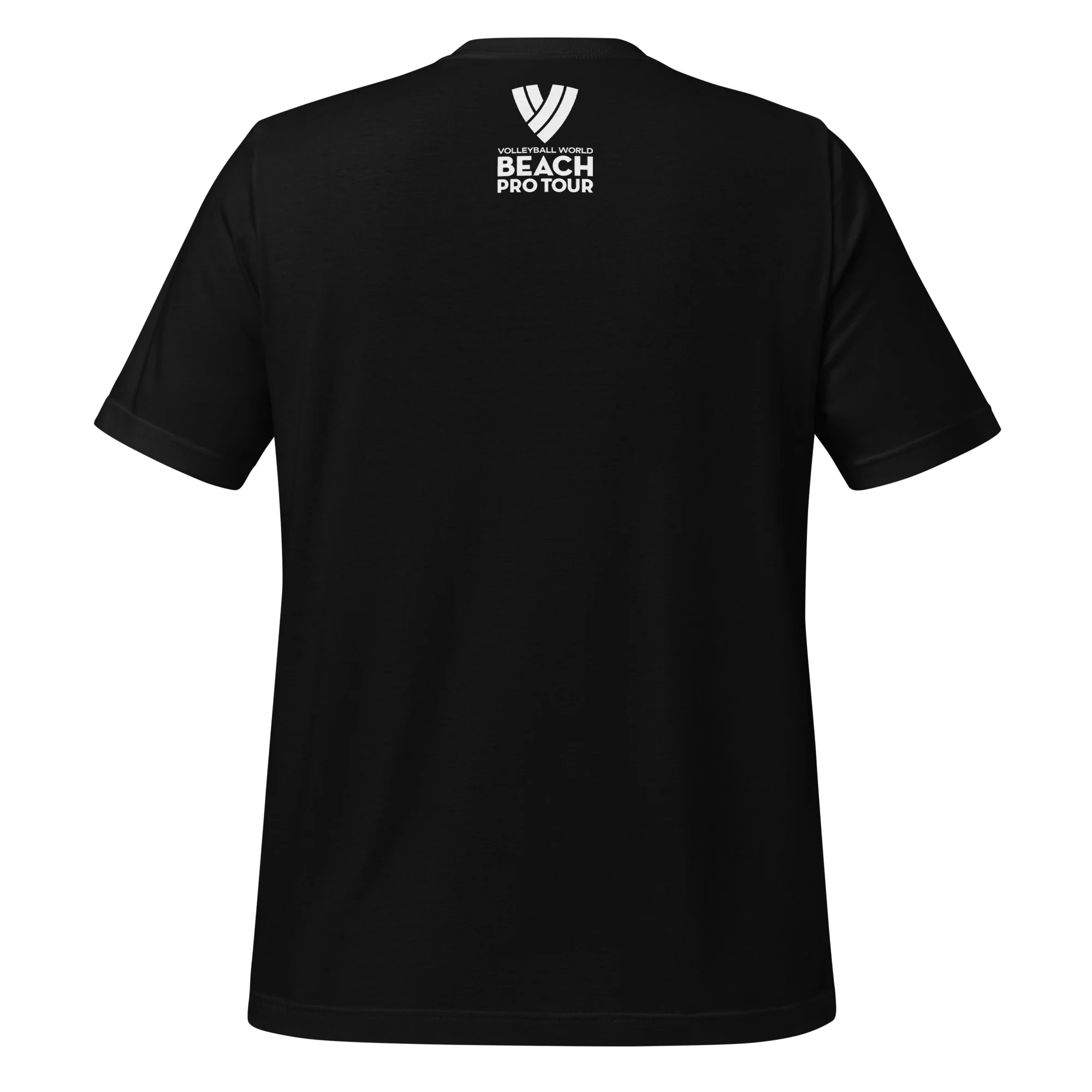 Beach Pro Tour White Stacked Logo Unisex T-Shirt - Image 2