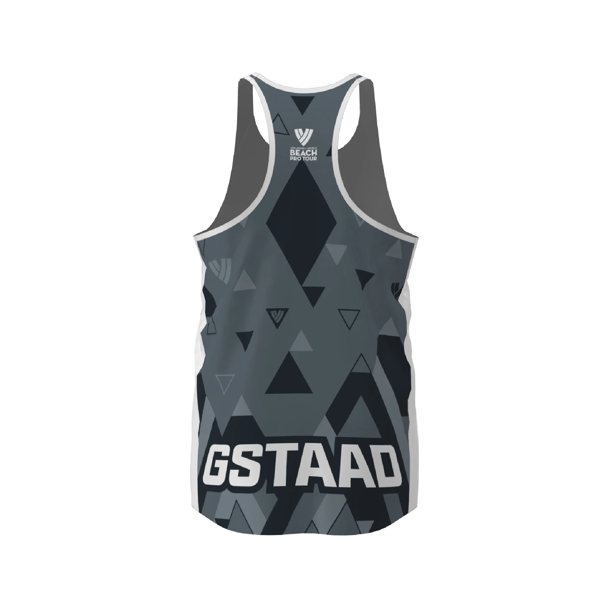 BPT Official Gstaad, Switzerland Men's Singlet (Black) - Image 2