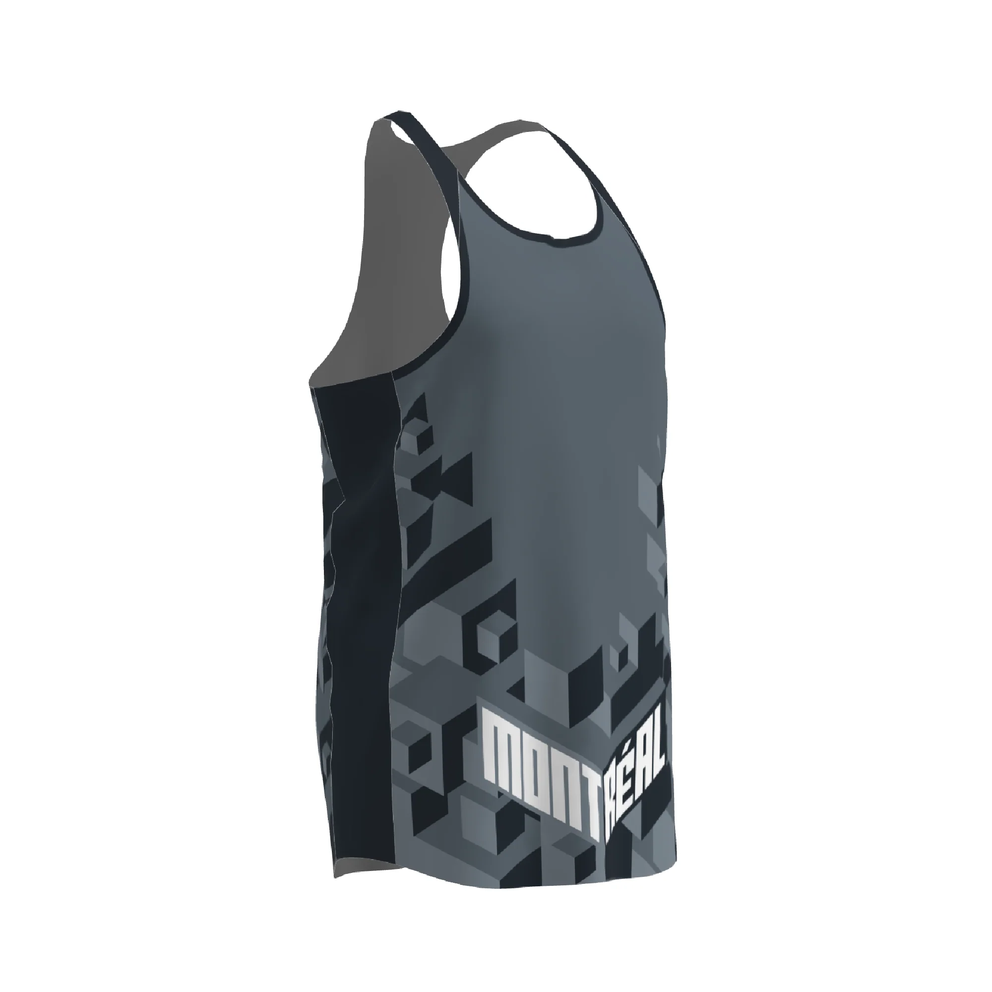 BPT Official Montreal, Canada Men's Singlet (Black) - Image 2