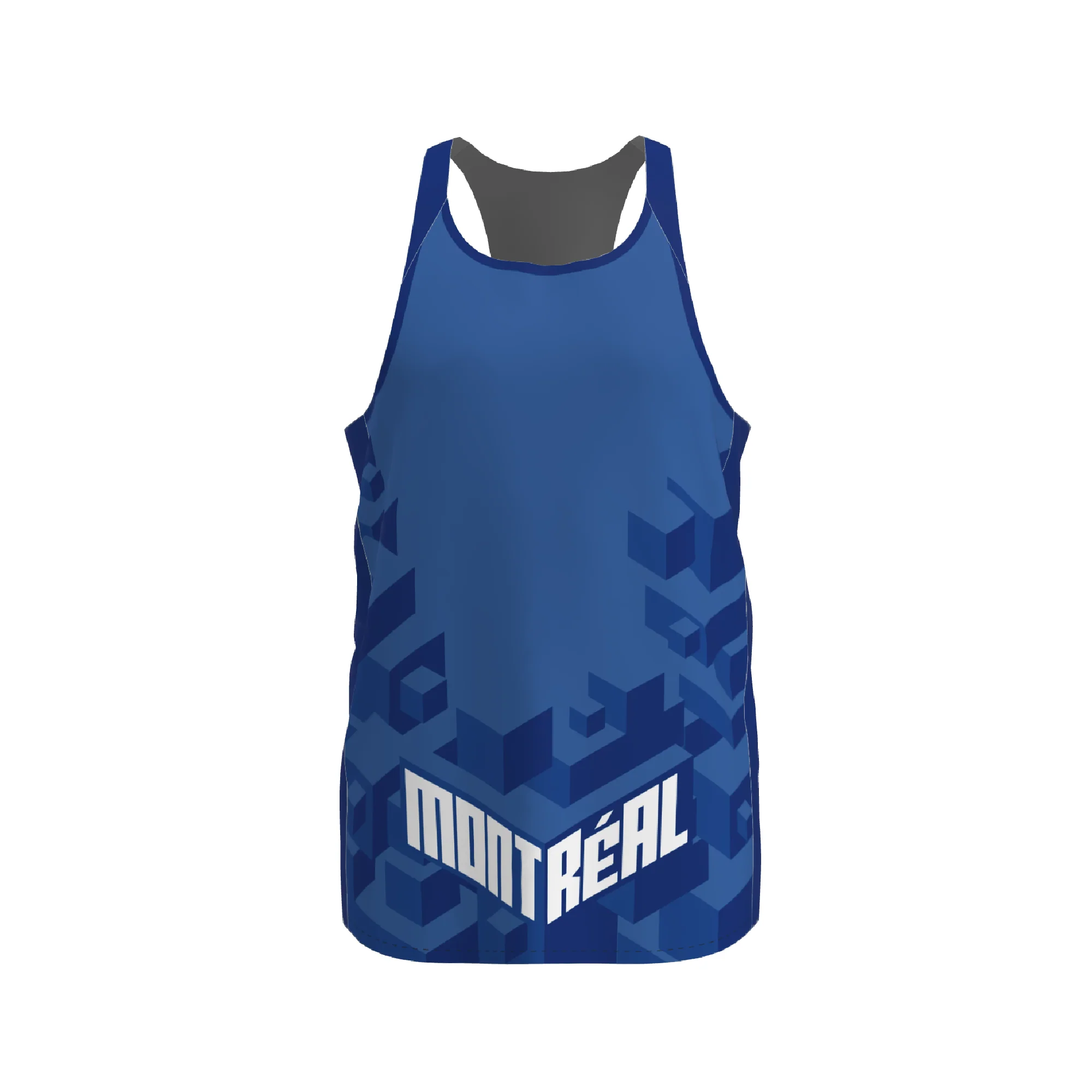 BPT Official Montreal, Canada Men's Singlet (Blue) - Image 4